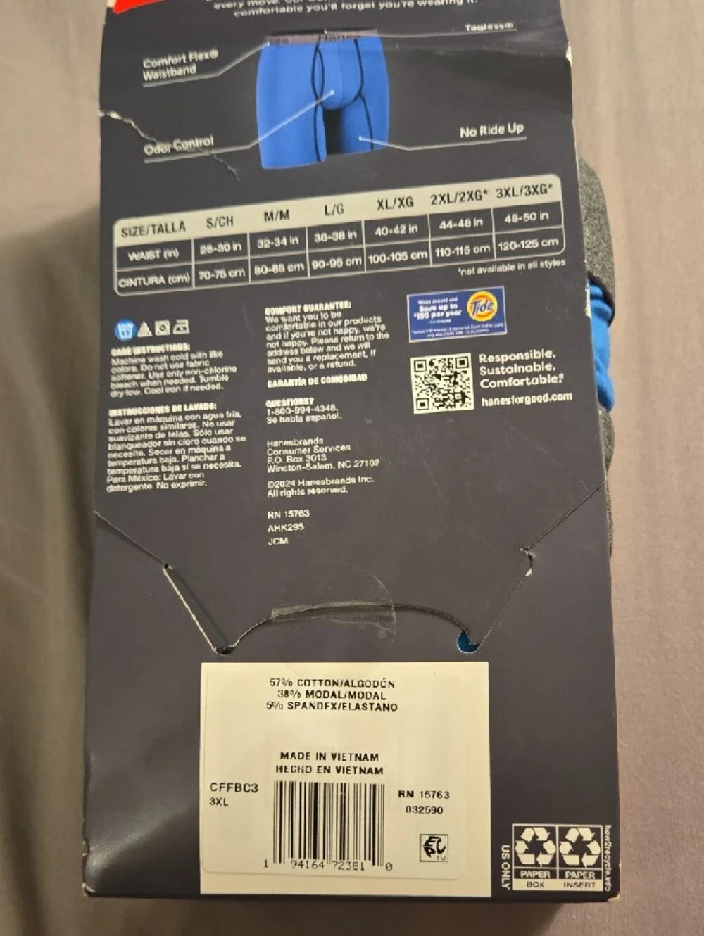 Hanes Comfort FlexFit Boxer Briefs (3XL)